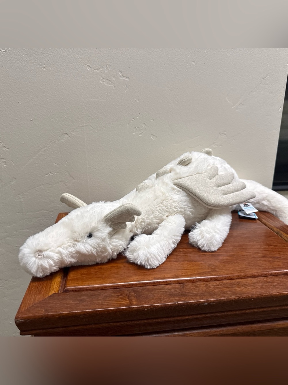 AUTHENTIC JELLYCAT SNOW DRAGON - WHITE - BNWT